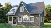 Каркасный дом КД32 9x6 - превью
