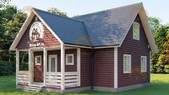 Каркасный дом КД33 9x9 - превью
