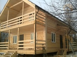 Дом ДД26 Двухэтажный 11х8 из бруса