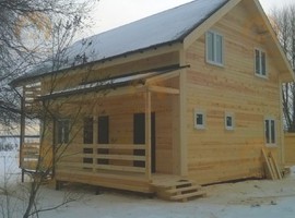 Дом ДД26 Двухэтажный 11х8 из бруса