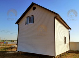 Дом КД04. Каркасный полутораэтажный дом 8х6