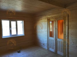 Дом КД04. Каркасный полутораэтажный дом 8х6