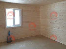 Фото одноэтажного проекта каркасного дома КО3 6х6 для дачи и ПМЖ с террасой 6 на 6. 